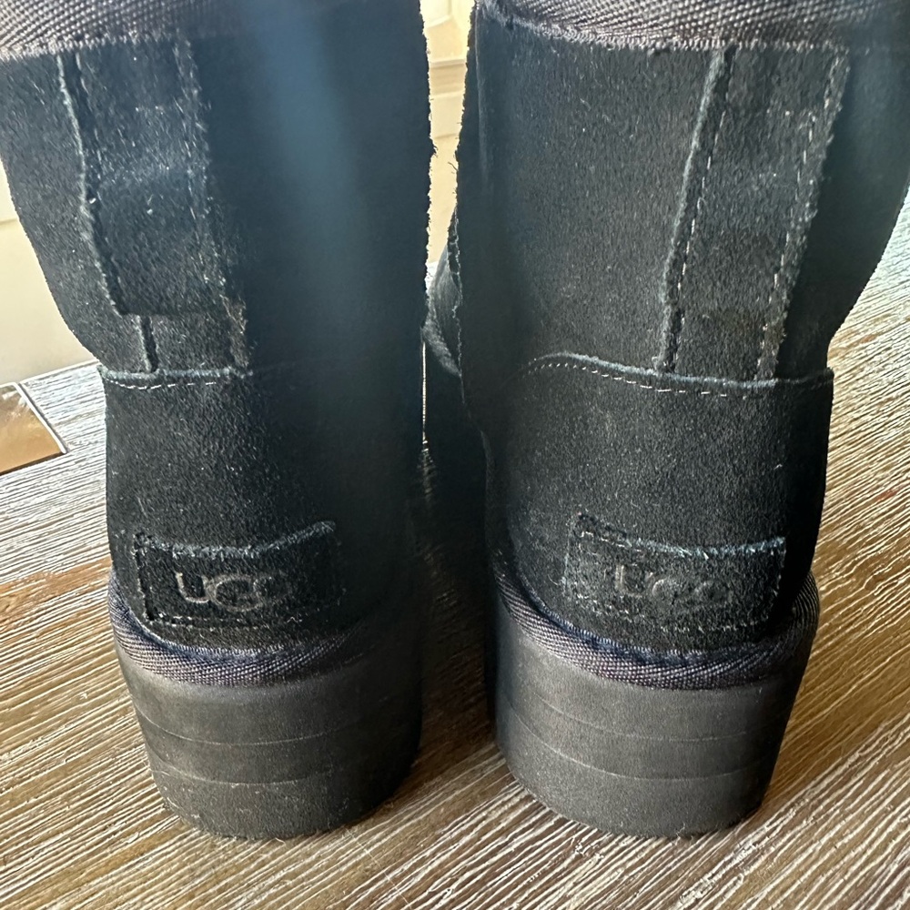 UGG Classic Black Suede Footwear